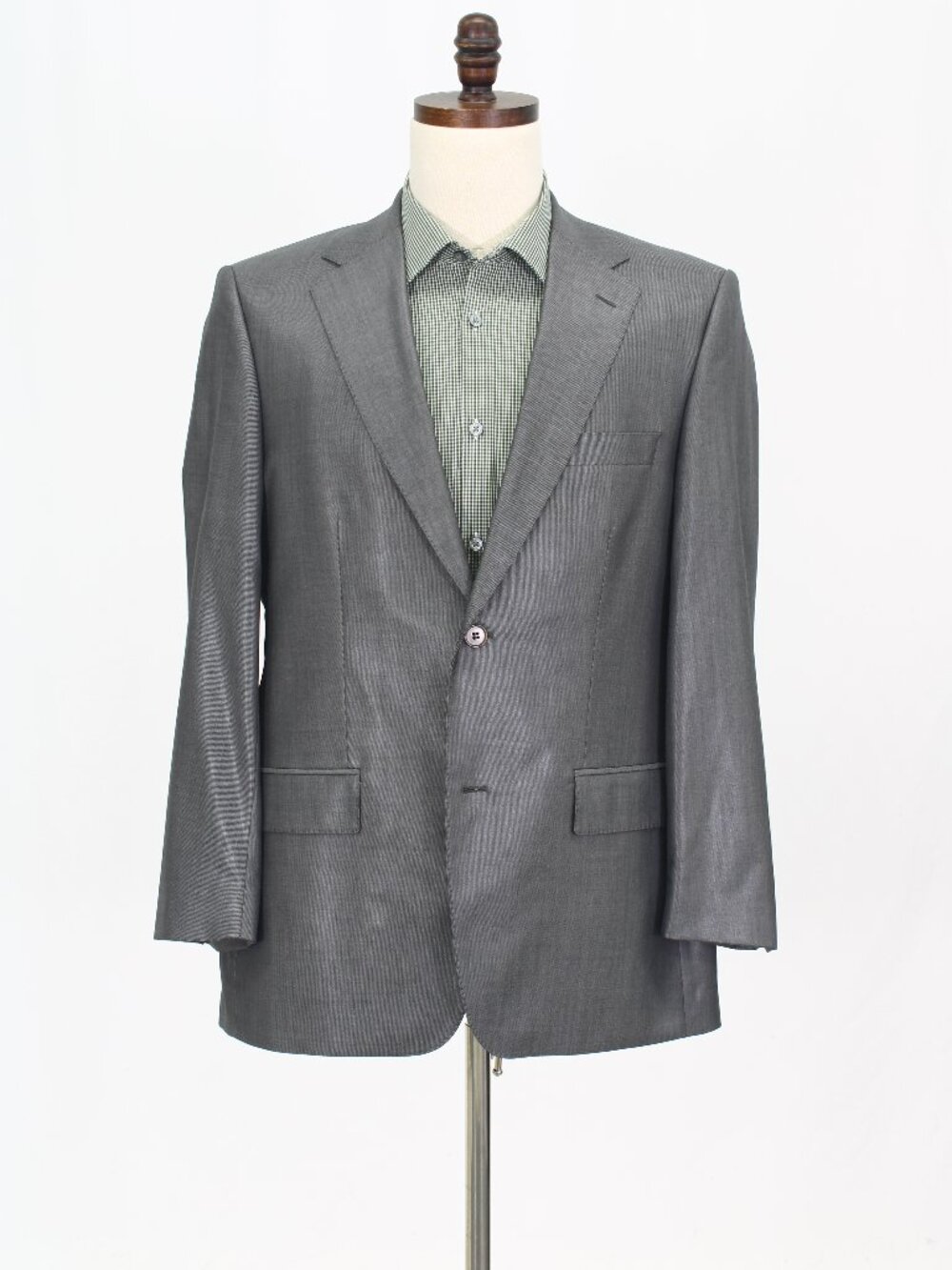 SARAR 40S Gray Blazer Sport Coat Jacket 2-Button Solid W588